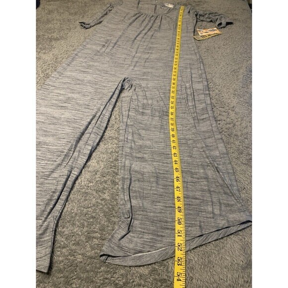 NWT Woman's Original Muk Luks One Piece Romper  Size Med Gray Cloud Knit - Picture 9 of 9